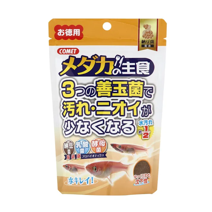 【ケース販売】イトスイ コメット メダカの主食 納豆菌 お徳用 120g(1ケース100個入り) 2390111100【別送品】