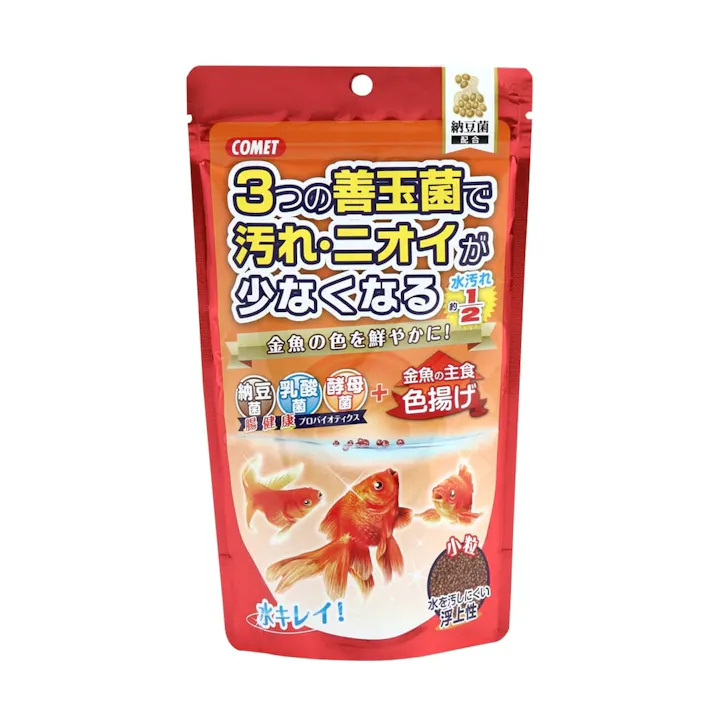 【ケース販売】イトスイ コメット 金魚の主食 納豆菌 色揚 小粒 200g(1ケース40個入り) 2390183040【別送品】