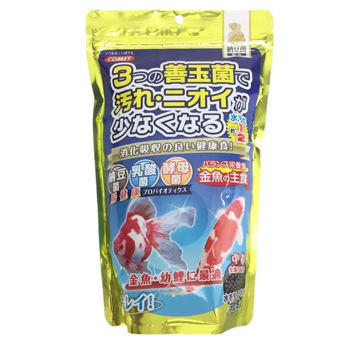 【ケース販売】イトスイ コメット 金魚の主食 納豆菌 中粒 430g(1ケース40個入り) 2390215040【別送品】
