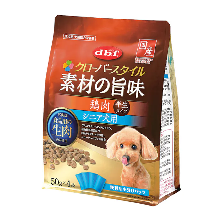【ケース販売】デビフペットクローバースタイル素材の旨味鶏肉シニア犬200g(1ケース12個入り)2400481012 【別送品】