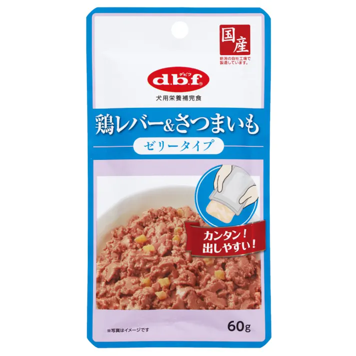 【ケース販売】デビフペット鶏レバー&さつまいも ゼリータイプ 60g(1ケース48個入り)2400544048【別送品】