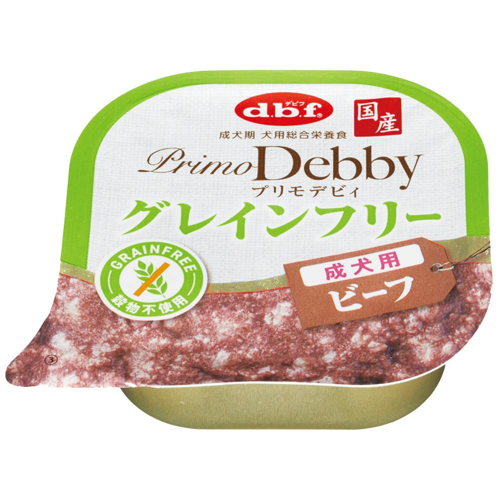 デビフペットプリモデビィ グレインフリー 成犬用 ビーフ 95g(1ケース24個入り)2400546024 犬用ウェットフード(カップ・トレー) デビフペットプリモデビィ グレインフリー 成犬用 ビーフ 95g(1ケース24個入り)2400546024 犬用ウェットフード(カップ・トレー)