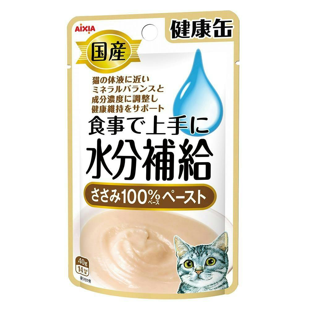 アイシア 国産 健康缶パウチ 水分補給 ささみペースト 40g(1ケース48個入り)3001037048 猫用ウェットフード(パウチ) アイシア 国産 健康缶パウチ 水分補給 ささみペースト 40g(1ケース48個入り)3001037048 猫用ウェットフード(パウチ)