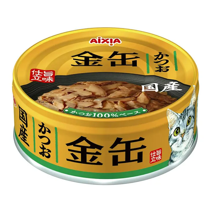 【ケース販売】アイシア 金缶かつお 70g(1ケース48個入り)3001159048 【別送品】