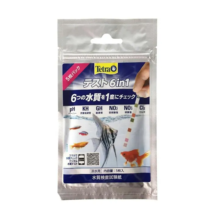 【ケース販売】テトラ テスト6in1 5枚パック(1ケース100個入り) 3360960100【別送品】