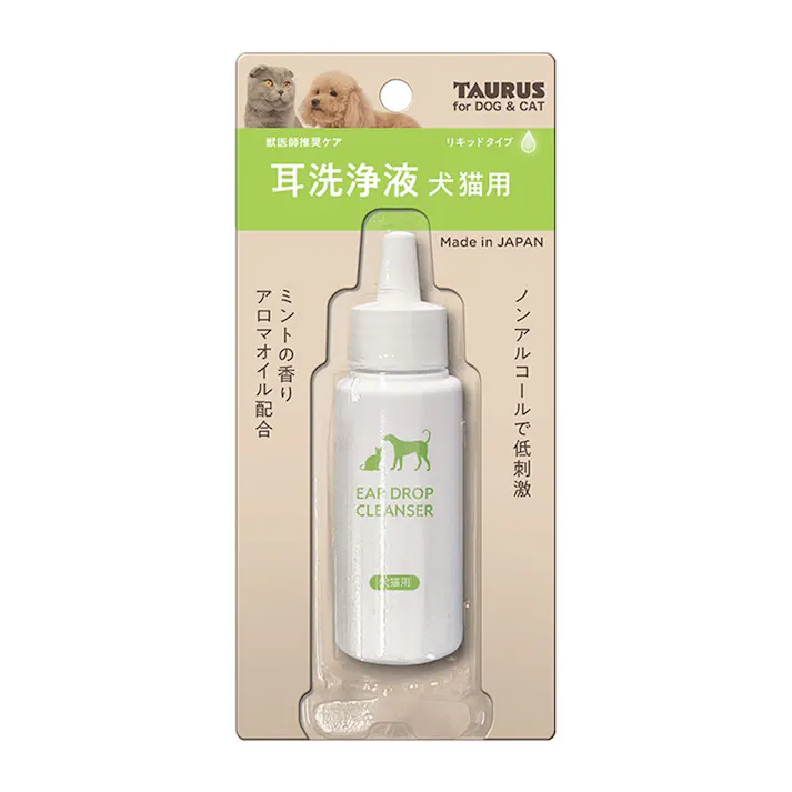 【ケース販売】トーラス 耳洗浄液 犬猫用 リキッドタイプ 60ml(1ケース12個入り)3420190012 【別送品】