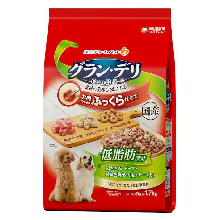【ケース販売】グラン・デリ ふっくら仕立て 低脂肪設計 1.7kg(1ケース4個入り) 3481889004【別送品】