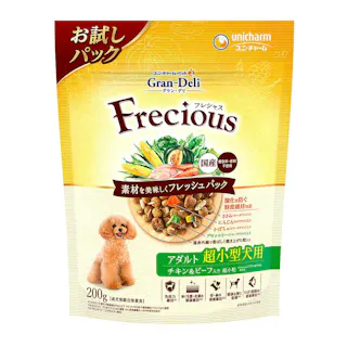 【ケース販売】GDフレシャス超小型犬チキン&ビーフ入り 200g(1ケース18個入り) 国産 素材 フリーズドライ 3482411018【別送品】