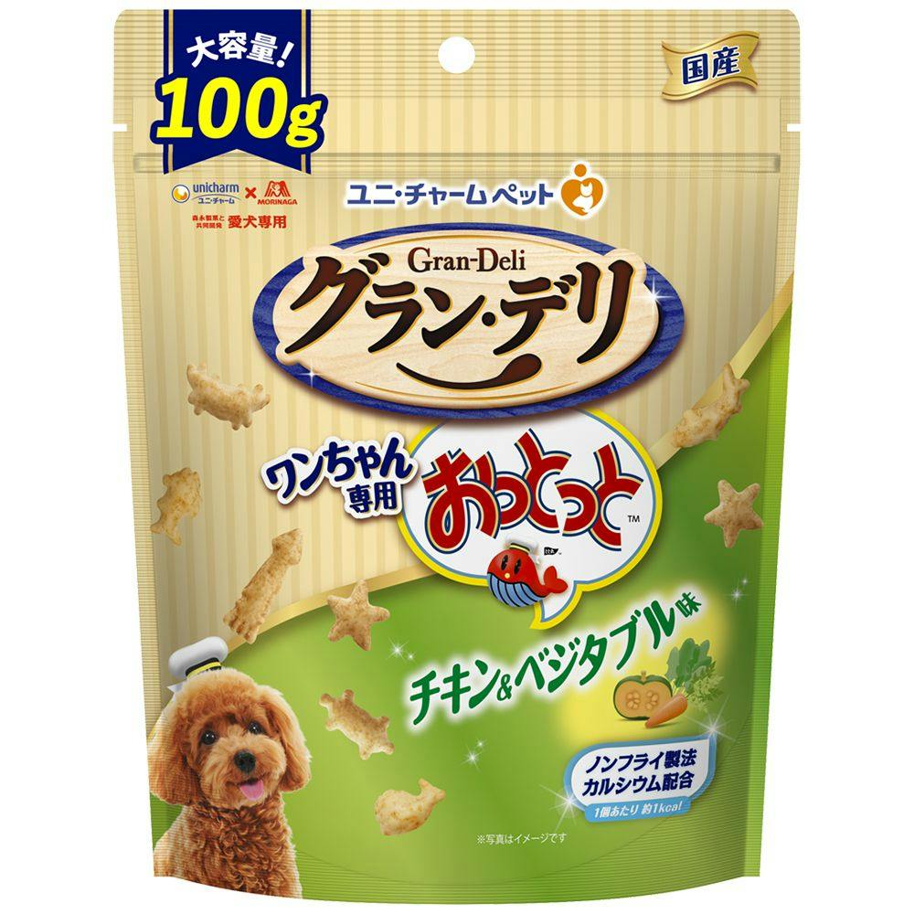 ケース販売】ユニ・チャームグラン・デリ ワンちゃん専用 おっとっと チキン&ベジタブル 100g(1ケース24個入り)3482653024 【別送品】  | ペット用品（犬） | ホームセンター通販【カインズ】