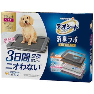 【ケース販売】ユニ・チャームデオシート 消臭ラボ 本体セット ワイド(1ケース4個入り) デオシート ペットシーツ 消臭 3482736004【別送品】