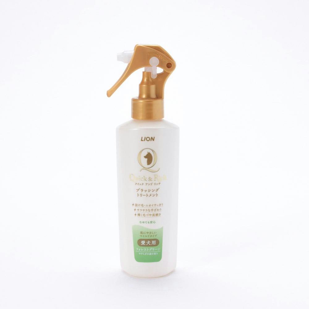 ライオンペットLION クイック&リッチ ブラッシングトリートメント 愛犬用 フォレストグリーン 200ml(1ケース24個入り)3670130024 グルーミング・トリミング用品 ライオンペットLION クイック&リッチ ブラッシングトリートメント 愛犬用 フォレストグリーン 200ml(1ケース24個入り)3670130024 グルーミング・トリミング用品