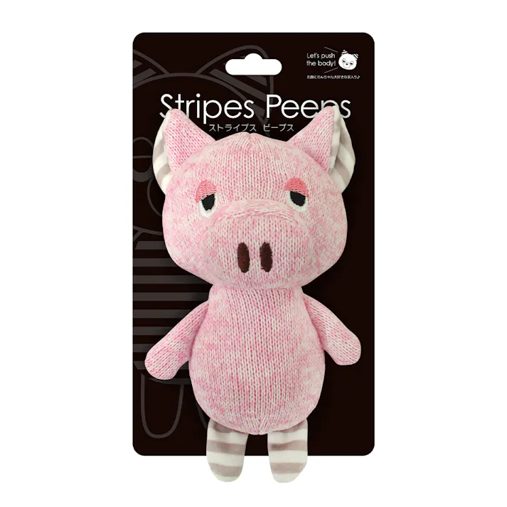 スーパーキャット【ケース販売】ストライプス ピープス M ぶた(1ケース3個入り)2251283003 4973640700486【別送品】