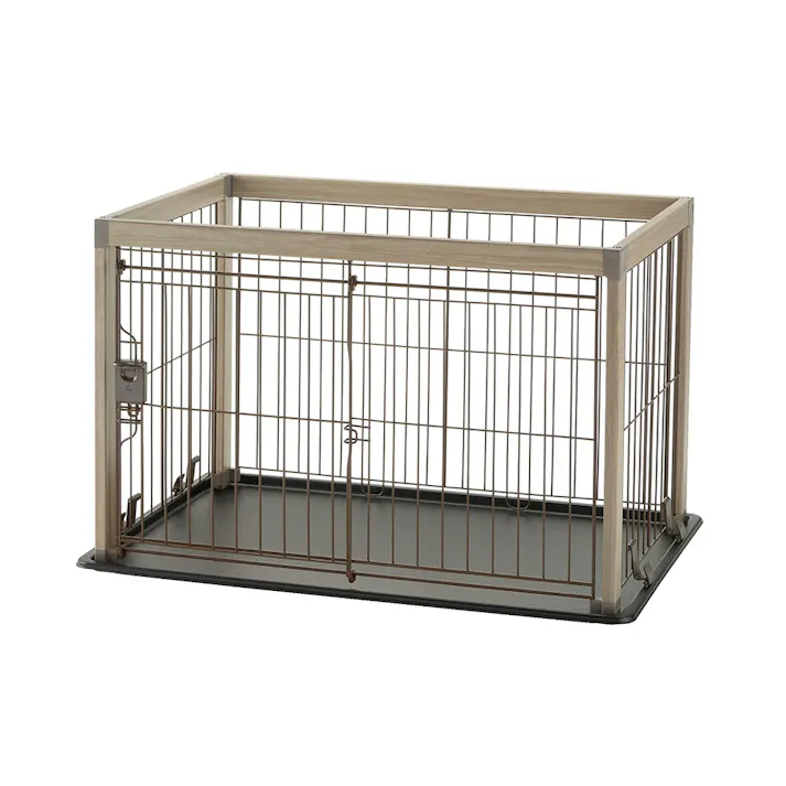 リッチェル【ケース販売】アルミフレームペットサークル90-60ベージュ(1ケース2個入り)2801216002 4945680562102【別送品】