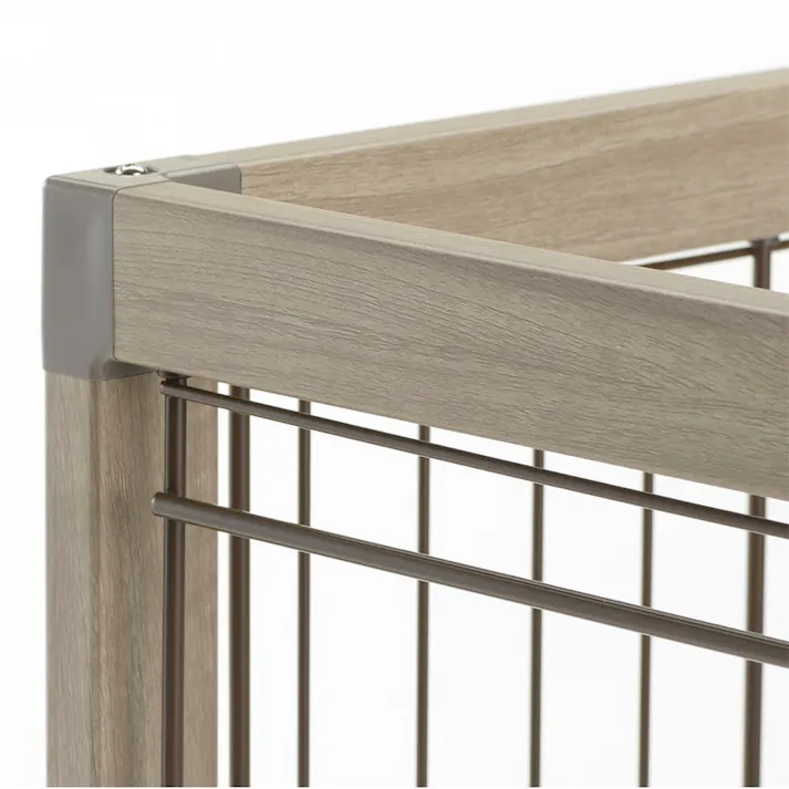 リッチェル【ケース販売】アルミフレームペットサークル90-60ベージュ(1ケース2個入り)2801216002 4945680562102【別送品】