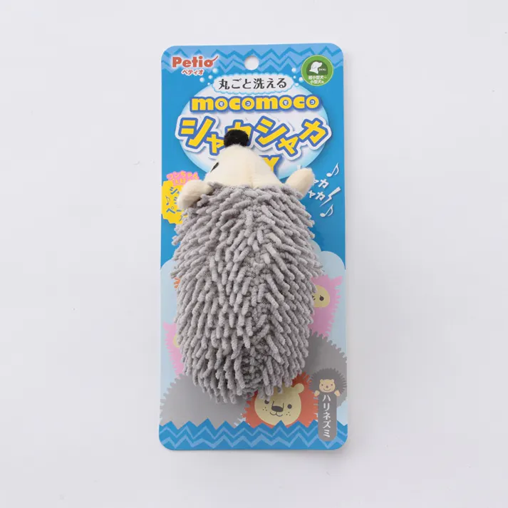 ペティオ【ケース販売】モコモコシャカシャカTOY ハリネズミ(1ケース6個入り)3416085006 4903588251818【別送品】
