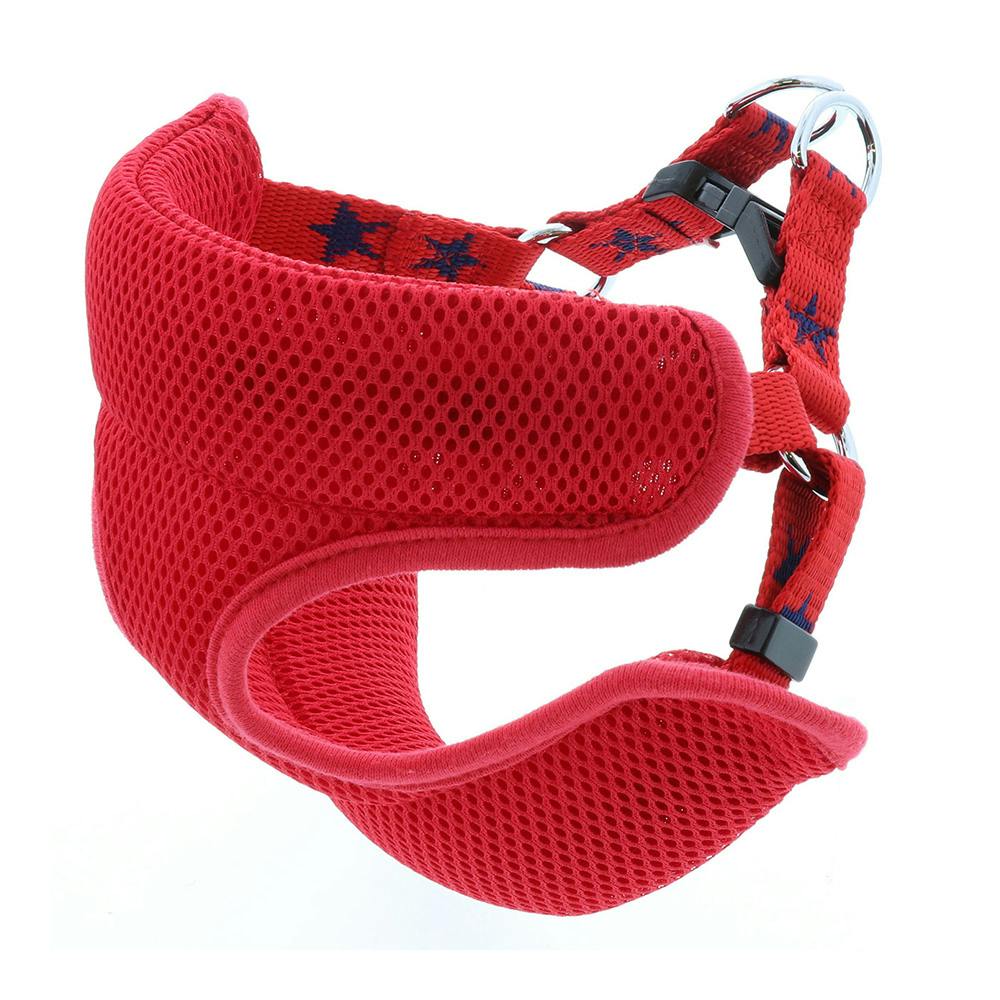 【ケース販売】 メリカジ スターベストハーネス L レッド(1ケース6個入り) 平首輪 いたくない 反射 3416570006【別送品】