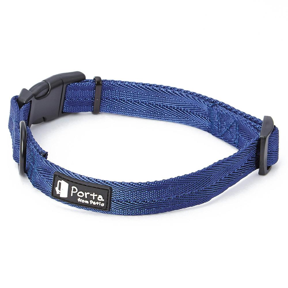 【ケース販売】Porta カラー L ネイビー(1ケース6個入り) 首輪 シンプル 優しい 3417730006【別送品】