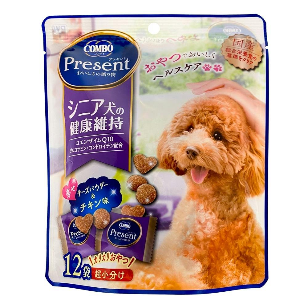 日本ペットフード【ケース販売】コンボプレゼントドッグおやつ シニア犬の健康36g(1ケース30個入り)1011181030  4902112032596【別送品】 | ペット用品（犬） 通販 | ホームセンターのカインズ