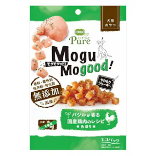日本ペットフード【ケース販売】モグモグッド バジルが香る国産鶏肉のレシピ角切り(1ケース30個入り)1011265030 4902112032848【別送品】
