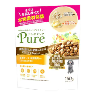 【ケース販売】 コンボ ピュア ドッグ チーズ・鶏肉入り150g(1ケース12個入り) 着色料無添加 香料無添加 保存料無添加 1011326012【別送品】