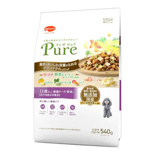 【ケース販売】 コンボ ピュア ドッグ 11歳以上 540g(1ケース12個入り) 国産 ドッグフード 着色料無添加 1011338012【別送品】