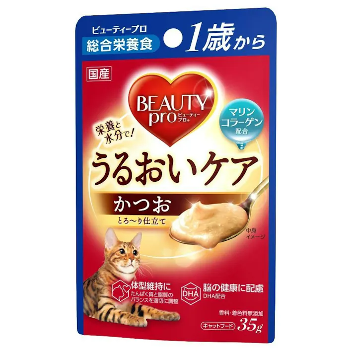 日本ペットフード【ケース販売】ビューティープロパウチ1歳からかつお(1ケース96個入り)1011356096 4902112068700【別送品】