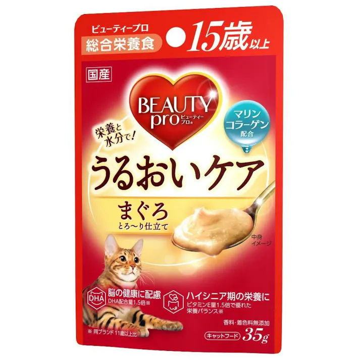 日本ペットフード【ケース販売】ビューティープロパウチ15歳以上(1ケース96個入り)1011358096 4902112068762【別送品】