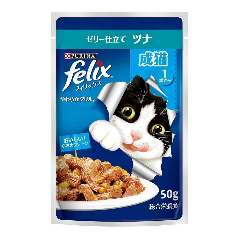 ネスレ日本フィリックスやわらかグリル ツナ(1ケース48個入り)1061590048 4902201213561 猫用ウェットフード(パウチ) ネスレ日本フィリックスやわらかグリル ツナ(1ケース48個入り)1061590048 4902201213561 猫用ウェットフード(パウチ)