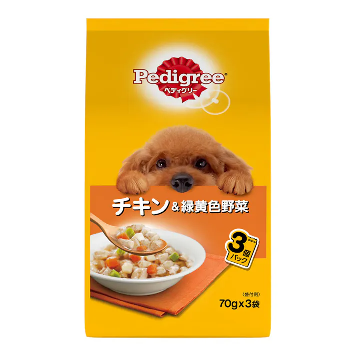 マースジャパンリミテッド【ケース販売】P116 成犬用 チキン&野菜 3P(1ケース48個入り)1080207048 4902397808930【別送品】