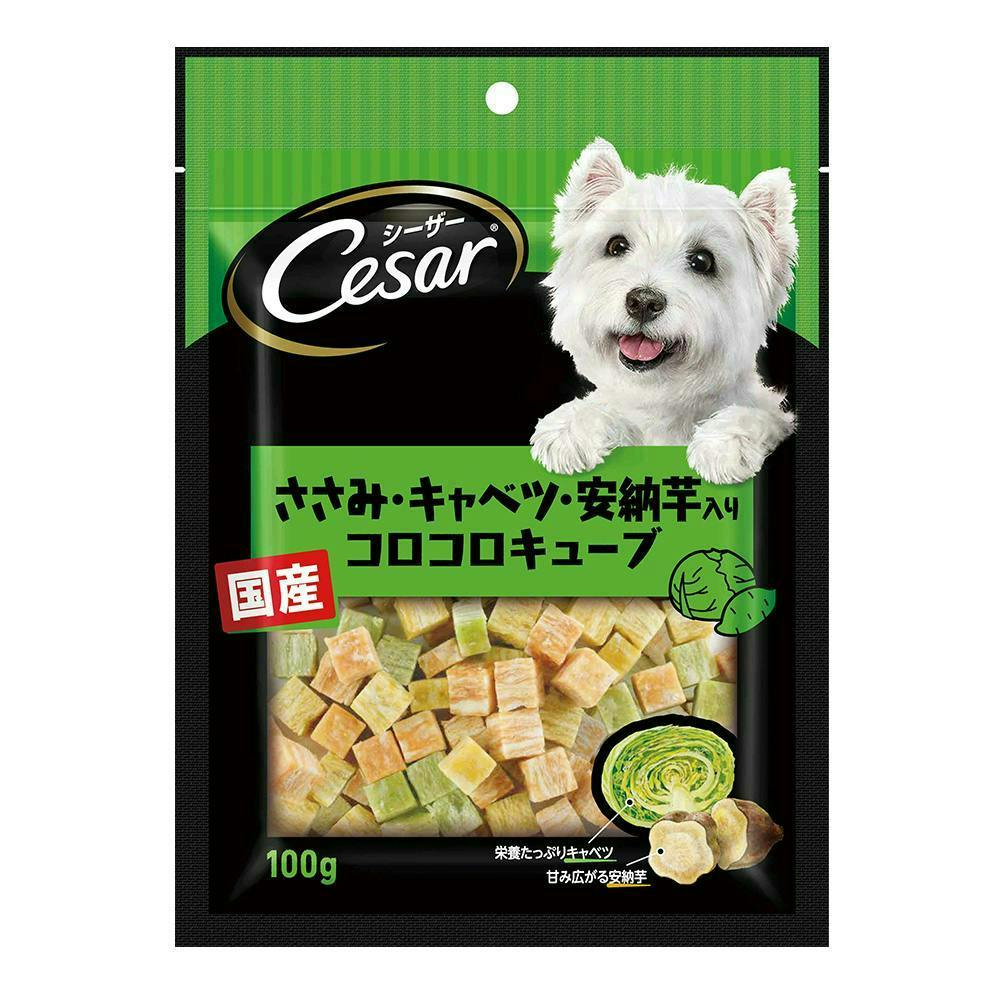 【ケース販売】マースジャパン シーザースナック ささみキャベツ安納芋100g(1ケース36個入り)1080925036 4902397846376【別送品】