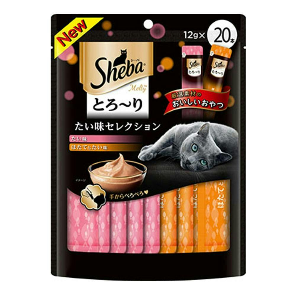 マースジャパンリミテッドシーバとろ~りメルティたい味セレクション20P(1ケース20個入り)1081481020 4902397862673 ペースト・ウェットタイプおやつ(猫) マースジャパンリミテッドシーバとろ~りメルティたい味セレクション20P(1ケース20個入り)1081481020 4902397862673 ペースト・ウェットタイプおやつ(猫)