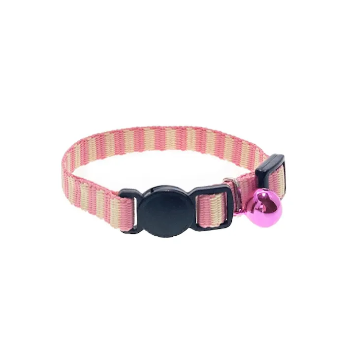 【ケース販売】NMミニストライプネコクビワコピンク(1ケース12個入り) 首輪 調整可能 犬 1224543012【別送品】