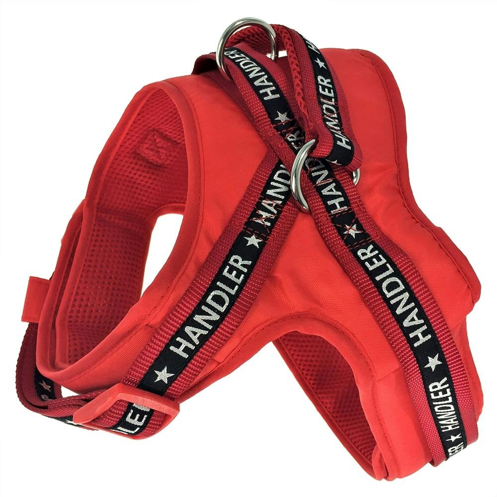 ケース販売】ハンドラー愛情胴輪SportEX L赤(1ケース12個入り) 胴輪 犬