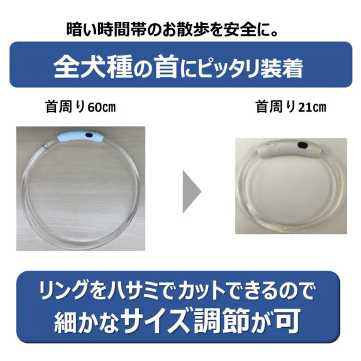 【ケース販売】HDゴーゴーナイト ライトリング(1ケース12個入り) 首輪 軽量 装飾性 1225164012【別送品】