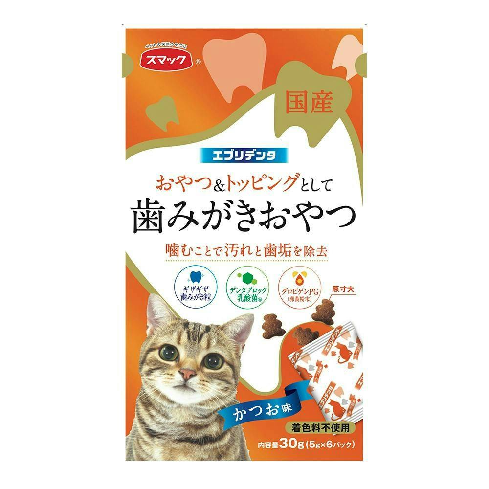 スマックエブリデンタ かつお味30g(1ケース40個入り)1610477040 4970022022815 デンタル・ふりかけ・その他おやつ(猫) スマックエブリデンタ かつお味30g(1ケース40個入り)1610477040 4970022022815 デンタル・ふりかけ・その他おやつ(猫)