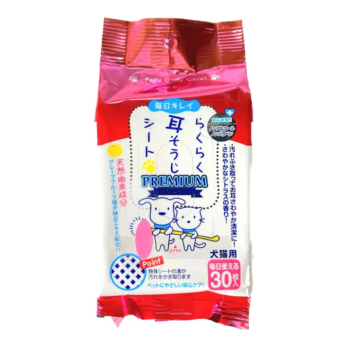 スーパーキャット【ケース販売】らくらく耳そうじシート 30枚 CS02(1ケース36個入り)2250445036 4973640002665【別送品】