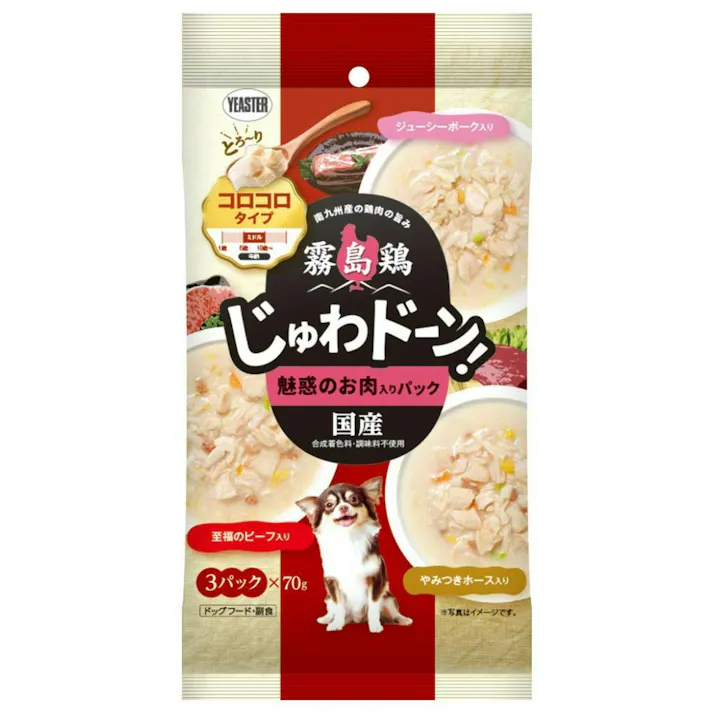 【ケース販売】イースター 霧島鶏じゅわドーン コロコロ 魅惑のお肉 210g(1ケース20個入り)2630909020 4970768722628【別送品】
