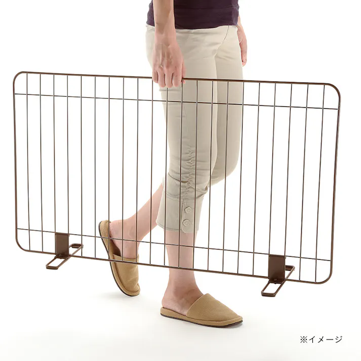 リッチェル【ケース販売】スタンド簡単ペットゲート90 ブラウン(1ケース10個入り)2800563010 4973655585412【別送品】