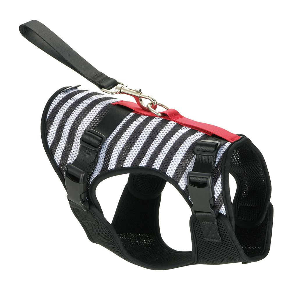 【ケース販売】おでかけベストハーネスL ストライプ(1ケース12個入り) 犬 用品 胴輪 2801214012【別送品】