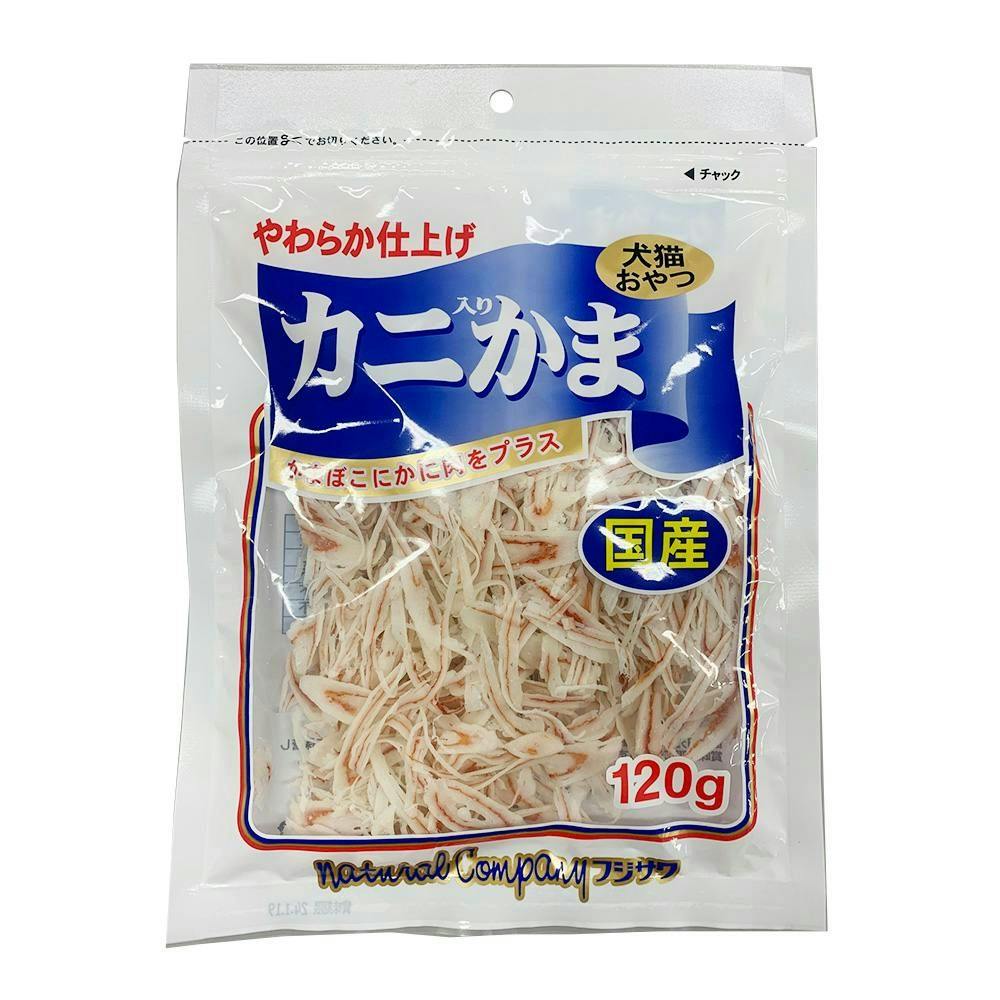藤沢商事カニ入りかま120g(1ケース60個入り)3120155060 4902524301518 デンタル・ふりかけ・その他おやつ(猫) 藤沢商事カニ入りかま120g(1ケース60個入り)3120155060 4902524301518 デンタル・ふりかけ・その他おやつ(猫)