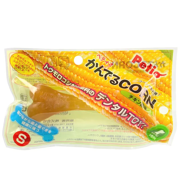 ペティオ【ケース販売】かんでるCORN チキン風味S 小型犬用(1ケース12個入り)3411732012 4903588228438【別送品】