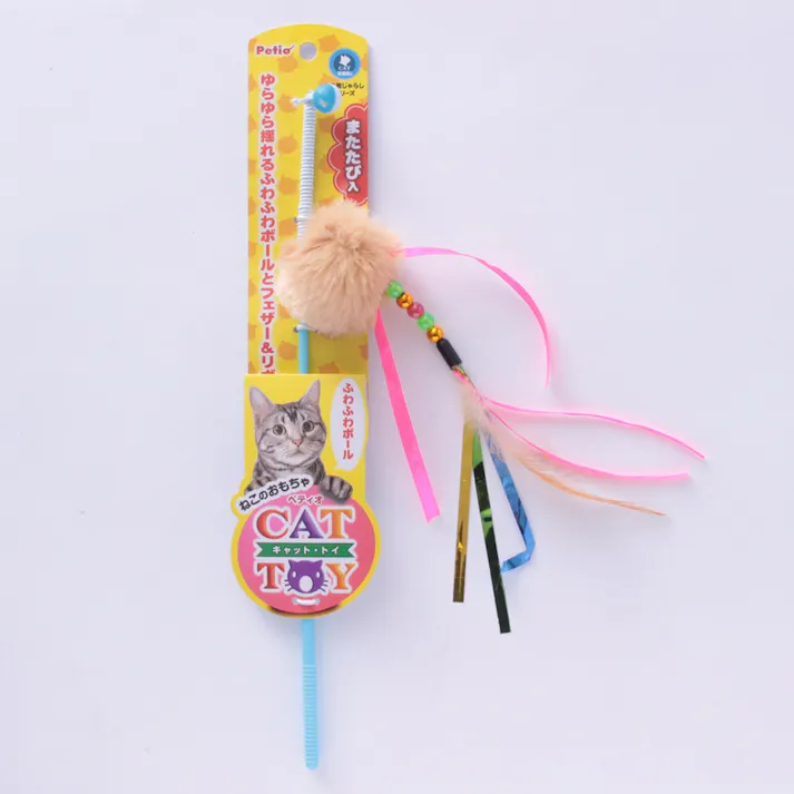 ペティオ【ケース販売】CAT TOY猫用じゃらし ふわふわボール(1ケース12個入り)3415761012 4903588250132【別送品】