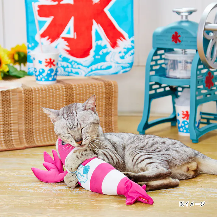 ペティオ【ケース販売】猫用ひんやりけりぐるみ エビイチゴ(1ケース72個入り)3418841072 4903588271434【別送品】