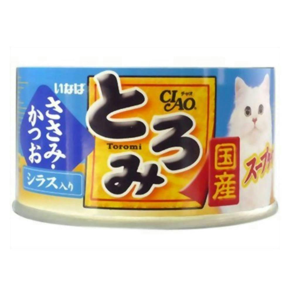 いなばCIAO とろみ しらす入り 80g(1ケース48個入り)チャオ 国産 4901133061790 3750641048 猫用ウェットフード(缶) いなばCIAO とろみ しらす入り 80g(1ケース48個入り)チャオ 国産 4901133061790 3750641048 猫用ウェットフード(缶)