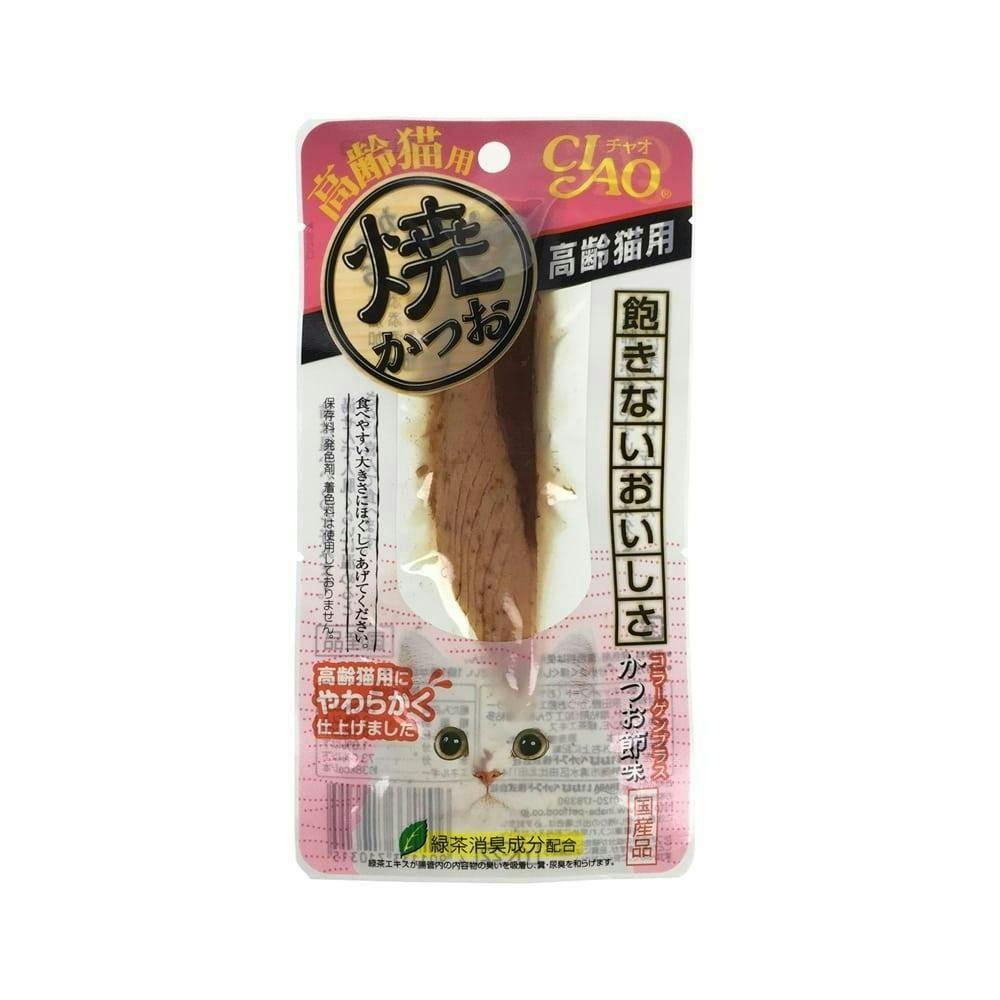いなば焼かつお 高齢猫用 1本(1ケース48個入り) 国産 4901133710315 3751602048 ペースト・ウェットタイプおやつ(猫) いなば焼かつお 高齢猫用 1本(1ケース48個入り) 国産 4901133710315 3751602048 ペースト・ウェットタイプおやつ(猫)