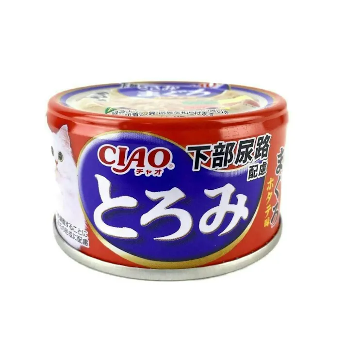 【ケース販売】いなば CIAOとろみ下部尿路配慮ささみまぐろホタテ80g(1ケース48個入り)チャオ クエン酸カリウム 国産 ペット用 ウェットフード 猫用 3752353048【別送品】