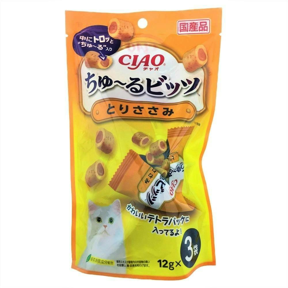 いなばちゅ~るビッツ とりささみ(1ケース48個入り)ちゅーる 国産 4901133719189 3752551048 ペースト・ウェットタイプおやつ(猫) いなばちゅ~るビッツ とりささみ(1ケース48個入り)ちゅーる 国産 4901133719189 3752551048 ペースト・ウェットタイプおやつ(猫)