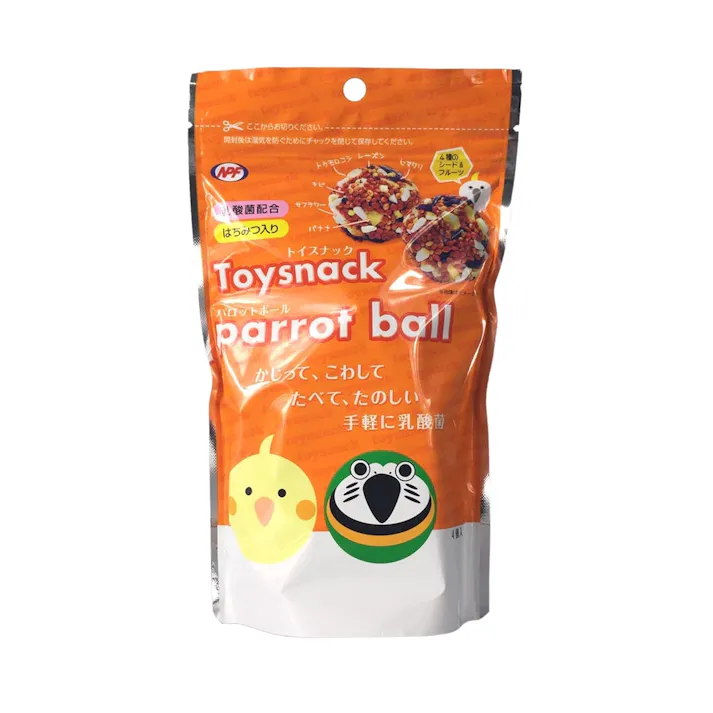 ナチュラルペットフーズ【ケース販売】NPFトイスナック パロットボール4個入り(1ケース24個入り)4100789024 4932804351971【別送品】