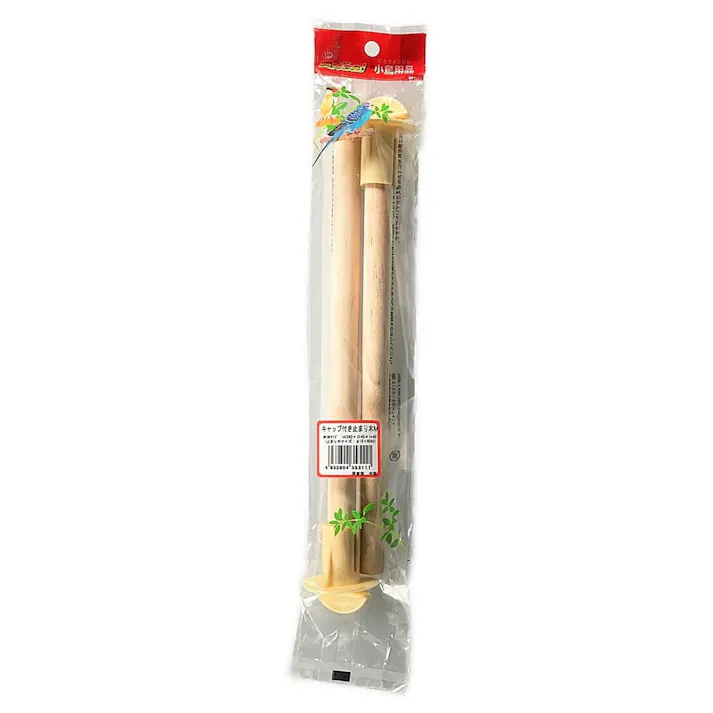 ナチュラルペットフーズ【ケース販売】エクセル キャップ付き止まり木 M 2本(1ケース24個入り)4100876024 4932804353111【別送品】