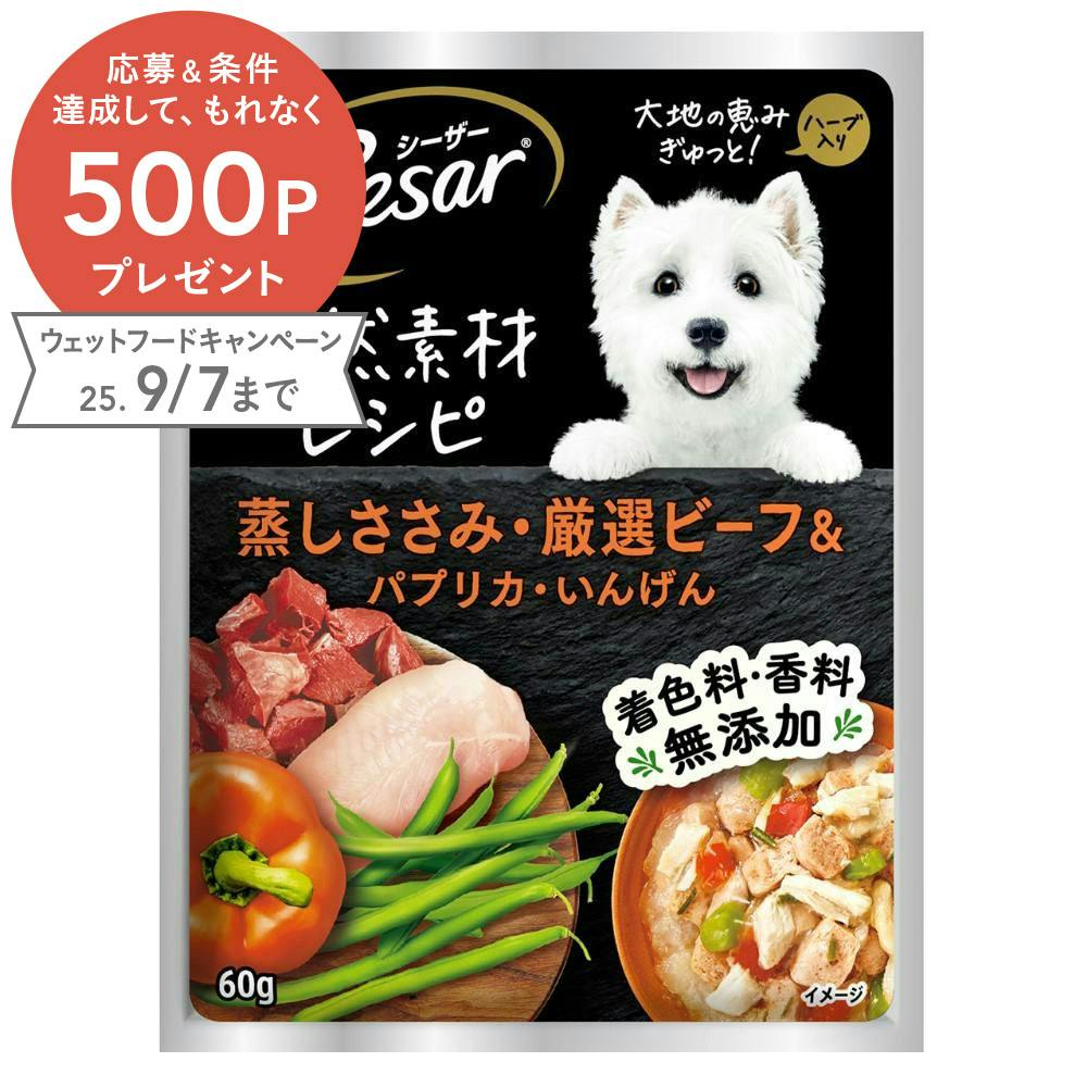 マースジャパン シーザーパウチ自然素材 ささみ・ビーフ&パプリカ(1ケース160個入り)1081632160 4902397871965 犬用ウェットフード(パウチ) マースジャパン シーザーパウチ自然素材 ささみ・ビーフ&パプリカ(1ケース160個入り)1081632160 4902397871965 犬用ウェットフード(パウチ)